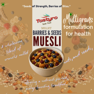 Millet Muesli with Berries & Seeds