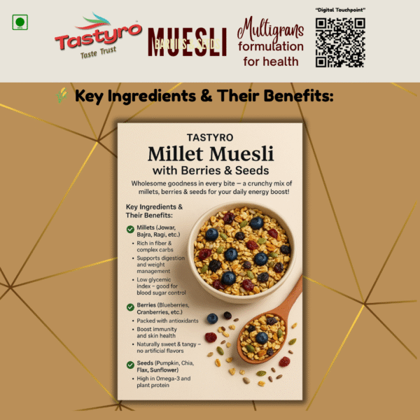 Millet Muesli with Berries & Seeds - Image 2