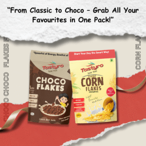 Double Crunch Combo – Choco Flakes + Corn Flakes (250g x 2)